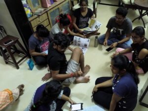Brainstorming session in progress