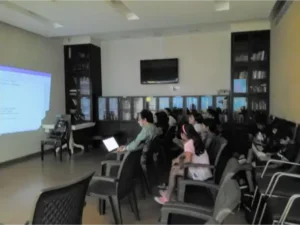 R Sridhar conducting a live editing class