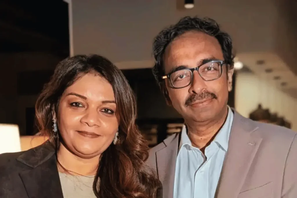 Purvi Gandhi the author with R Sridhar her executive ghostwriter in Mumbai