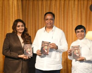 Purvi Gandhi with Ashish Shelar Purvi Gandhi with Ashish Shelar, Cabinet Minister for Cultural Affairs, Government of Maharashtra